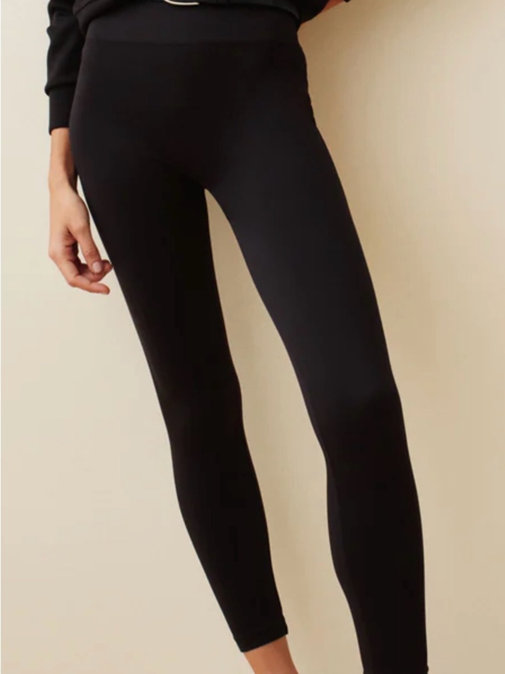 Spanx Black High-Waist Leggings